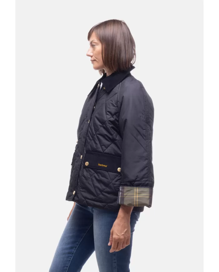 Andriani BARBOUR Giacca donna Martha Nera LQU1840 LQU.BK11