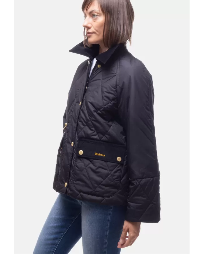 Andriani BARBOUR Giacca donna Martha Nera LQU1840 LQU.BK11