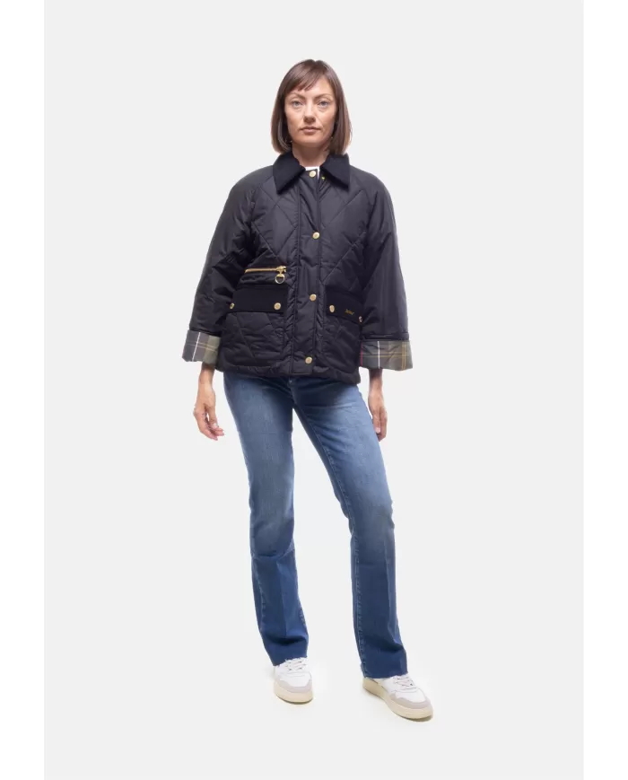 Andriani BARBOUR Giacca donna Martha Nera LQU1840 LQU.BK11