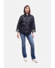 Andriani BARBOUR Giacca donna Martha Nera LQU1840 LQU.BK11