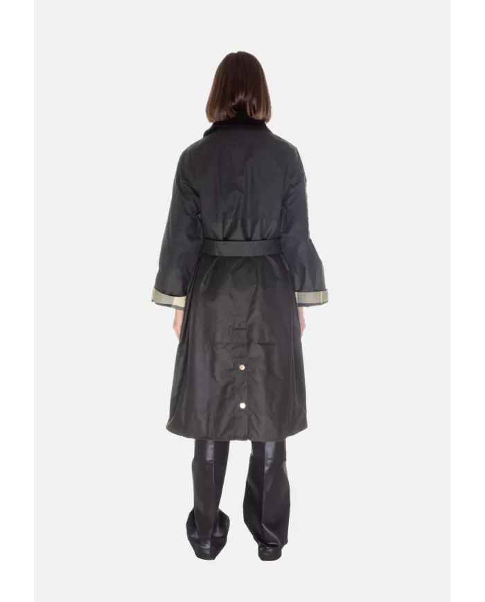 Andriani BARBOUR Trench donna Milda Verde scuro LWX1486 LWX.OL52