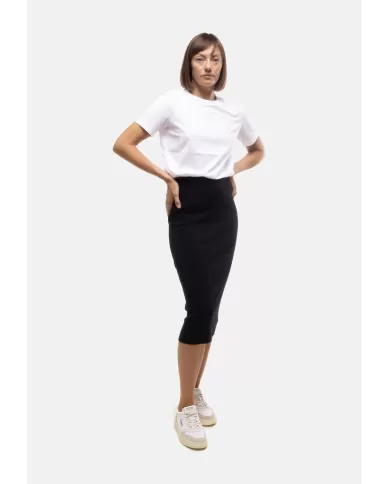 Andriani MC2 St. Barth Gonna midi lana Nera AEE0001.00037I