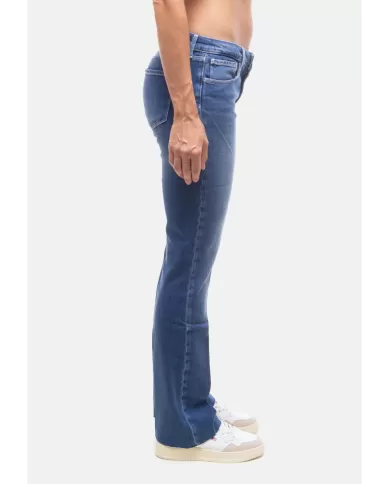 Andriani L'AGENCE Jeans donna vita bassa Sneeki blu 2823RDMR.IRVINE