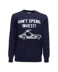 MC2 St. Barth Maglia uomo Don't spend invest Blu