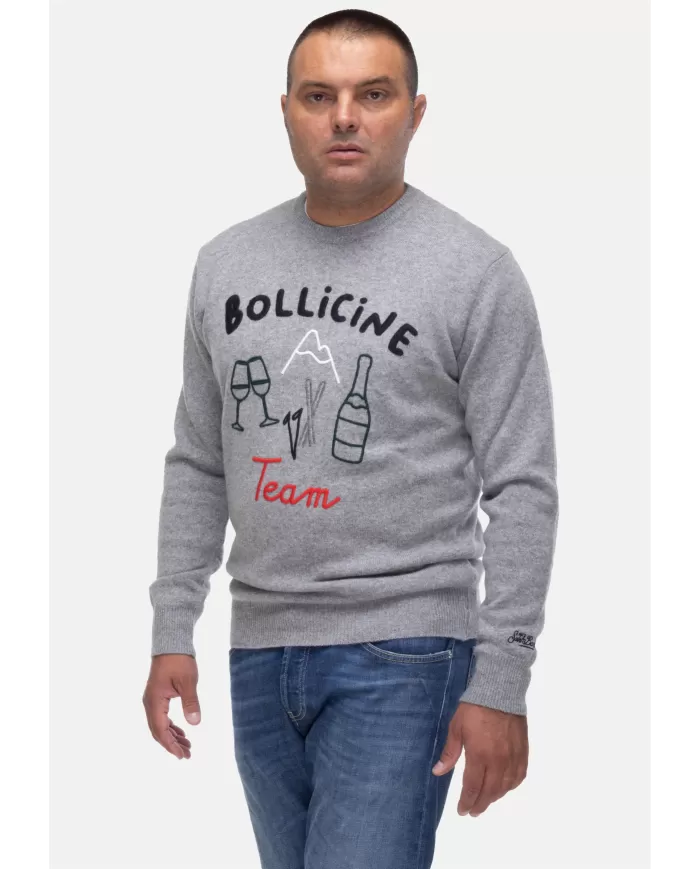 Andriani MC2 St. Barth Maglia uomo Bollicine grigia HER0001.02962I