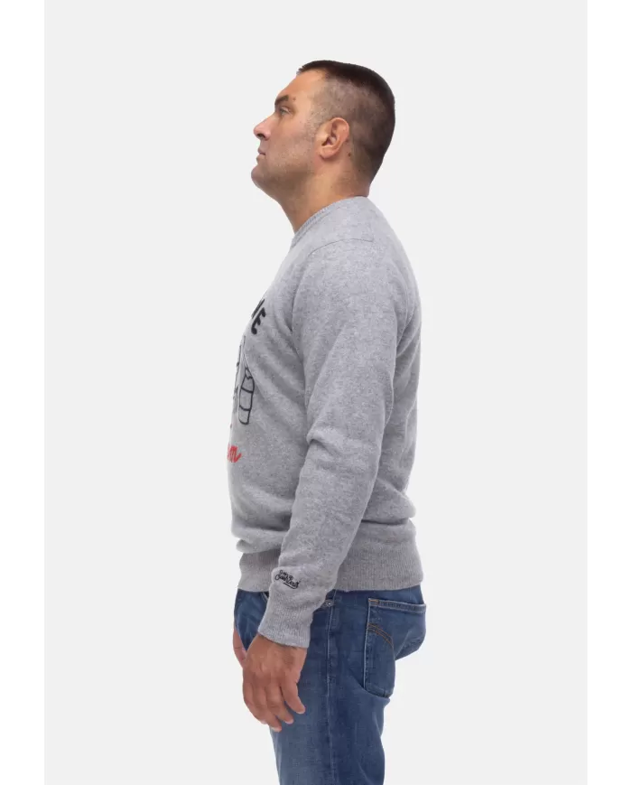 Andriani MC2 St. Barth Maglia uomo Bollicine grigia HER0001.02962I