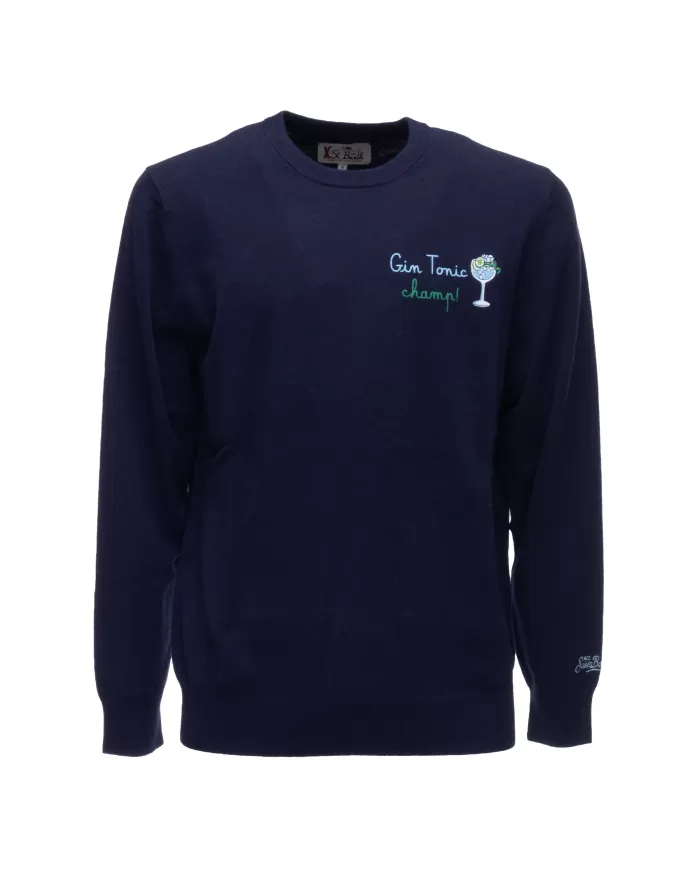 Andriani MC2 St. Barth Maglia uomo Gin tonic champ! Blu HER0024.00112I