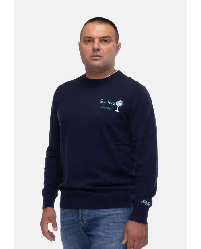 Andriani MC2 St. Barth Maglia uomo Gin tonic champ! Blu HER0024.00112I