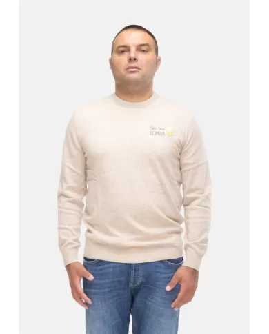 Andriani MC2 St. Barth Maglia uomo Beige HER0024.03499I