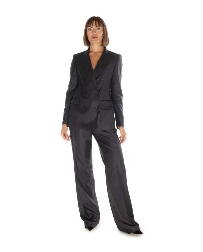 Andriani TAGLIATORE Tailleur donna gessato grigio T-PARIGI10BA 060073 S1079.542