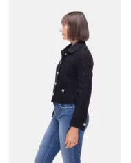 Andriani TAGLIATORE Giacca chanel donna con lurex Nera IDELLE 160043 N1287.2111