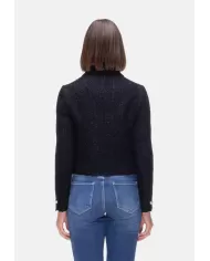 Andriani TAGLIATORE Giacca chanel donna con lurex Nera IDELLE 160043 N1287.2111