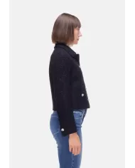 Andriani TAGLIATORE Giacca chanel donna con lurex Nera IDELLE 160043 N1287.2111