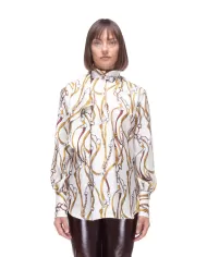 LE SARTE PETTEGOLE Camicia donna seta Avorio