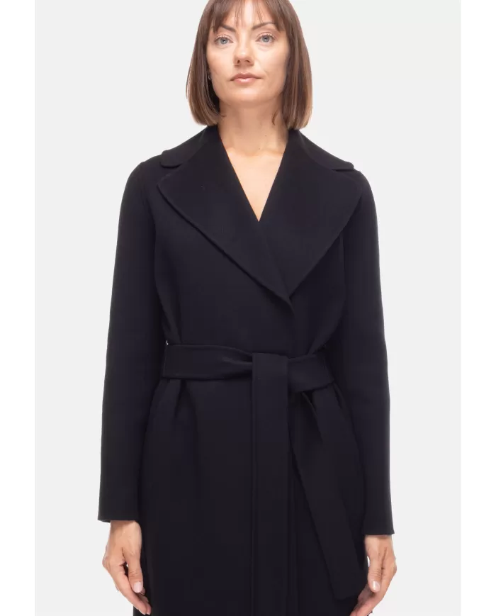 Andriani 'S MAX MARA Cappotto lungo donna con cintura Nero 2529016043600.013
