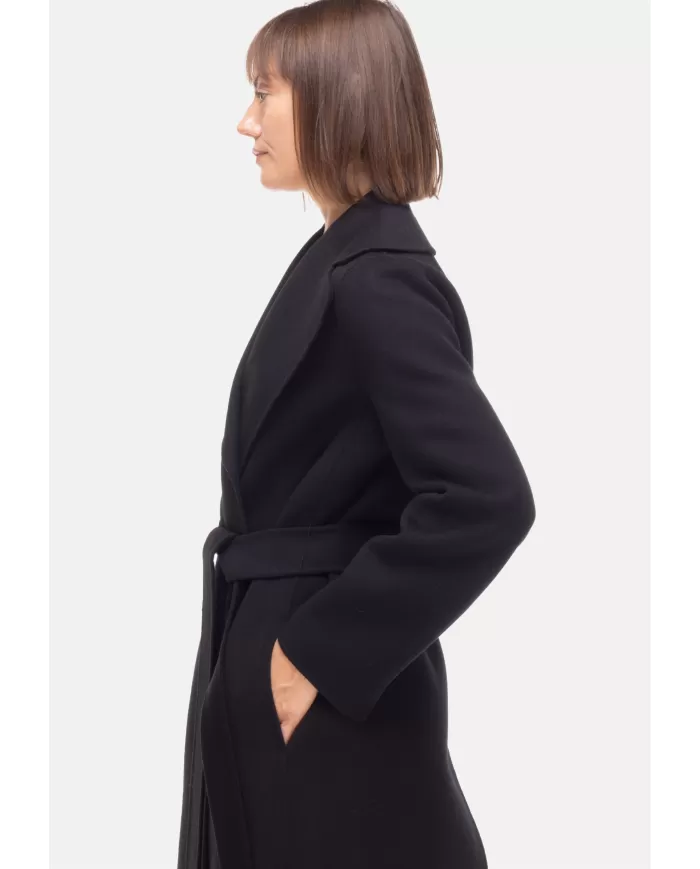 Andriani 'S MAX MARA Cappotto lungo donna con cintura Nero 2529016043600.013