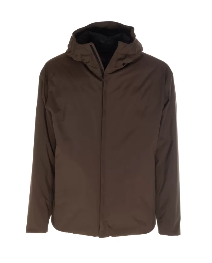 Andriani HERNO Piumino liscio con cappuccio Verde PI001294U 12840.7400