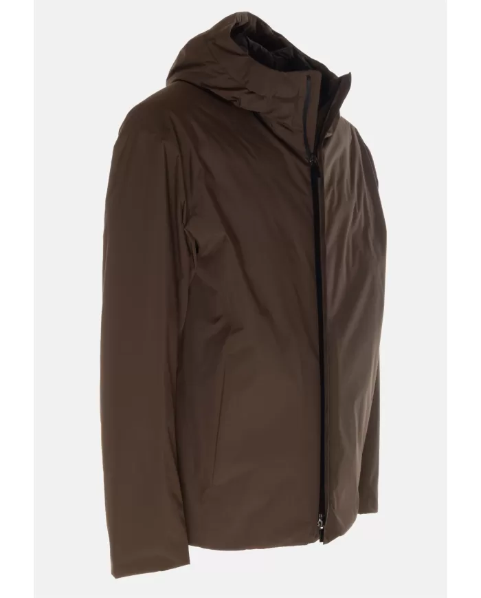 Andriani HERNO Piumino liscio con cappuccio Verde PI001294U 12840.7400