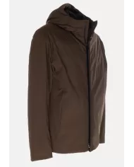 Andriani HERNO Piumino liscio con cappuccio Verde PI001294U 12840.7400