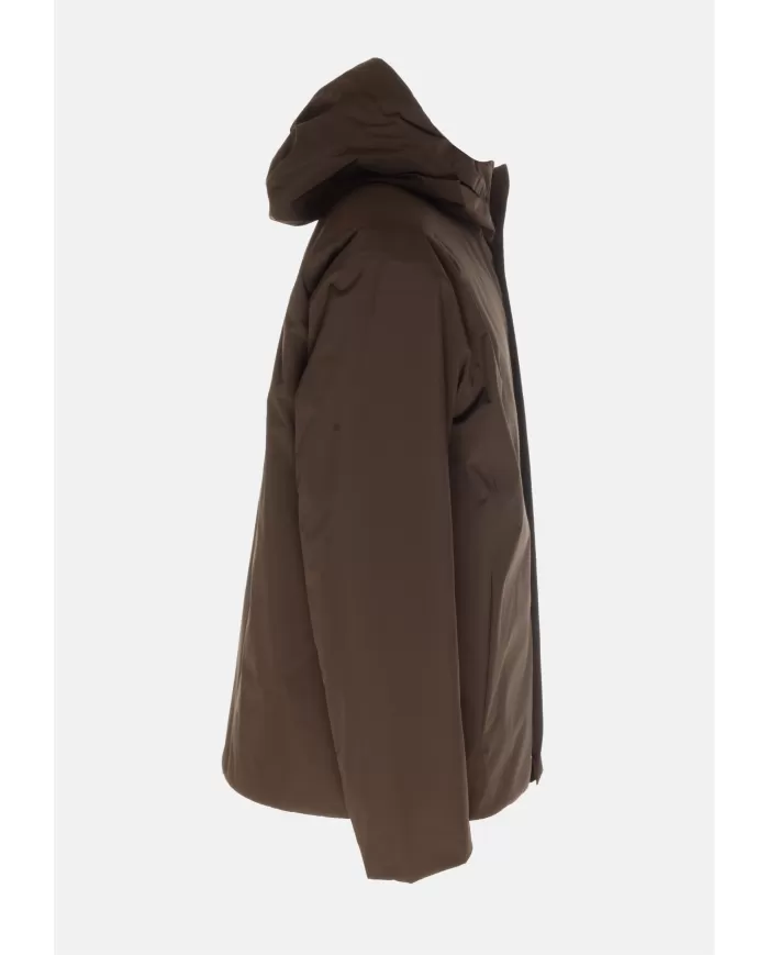 Andriani HERNO Piumino liscio con cappuccio Verde PI001294U 12840.7400