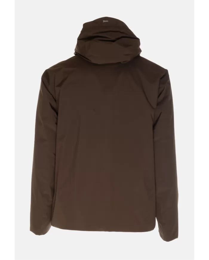 Andriani HERNO Piumino liscio con cappuccio Verde PI001294U 12840.7400