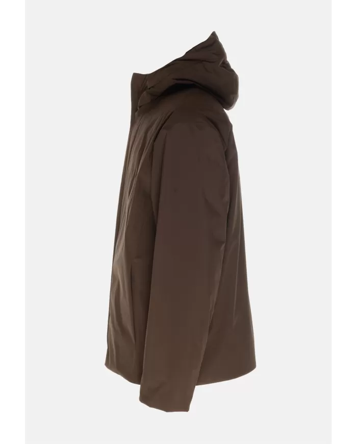 Andriani HERNO Piumino liscio con cappuccio Verde PI001294U 12840.7400