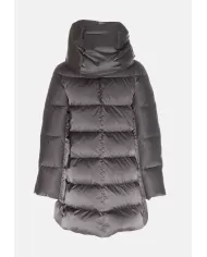 Andriani HERNO Piumino donna A-Shape in raso Grigio PI1304D 12170Z.9480
