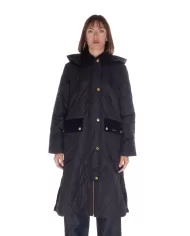 Andriani BARBOUR Giaccone donna Meredith nero LQU1842 LQU.BK11