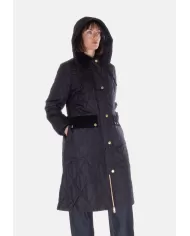 Andriani BARBOUR Giaccone donna Meredith nero LQU1842 LQU.BK11