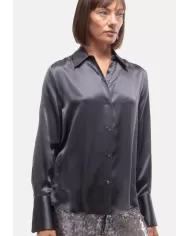 Andriani SEMI COUTURE Camicia donna seta grigia S5WM52.Y35-1