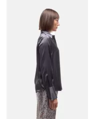 Andriani SEMI COUTURE Camicia donna seta grigia S5WM52.Y35-1