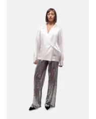 Andriani SEMI COUTURE Camicia donna seta Avorio S5WM53.A13-2