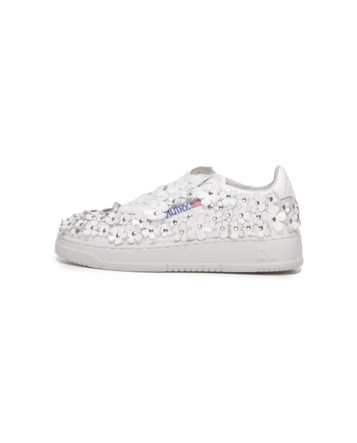 Andriani AUTRY Sneakers donna fiori Bianca AULW.PW02