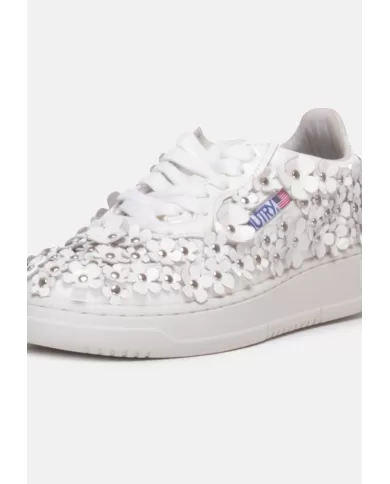 Andriani AUTRY Sneakers donna fiori Bianca AULW.PW02