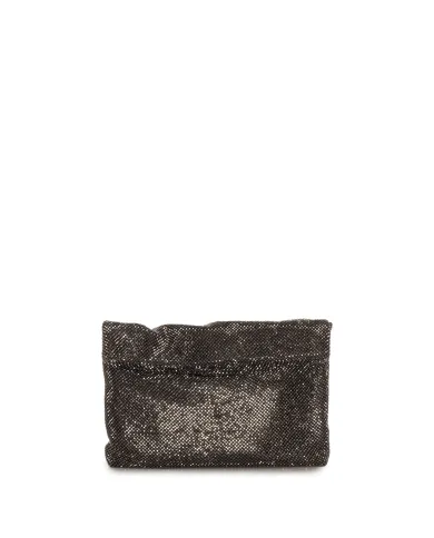 Andriani TWENTYFOURHAITCH Borsa donna in maglia di strass grigia LB-10069.GRI