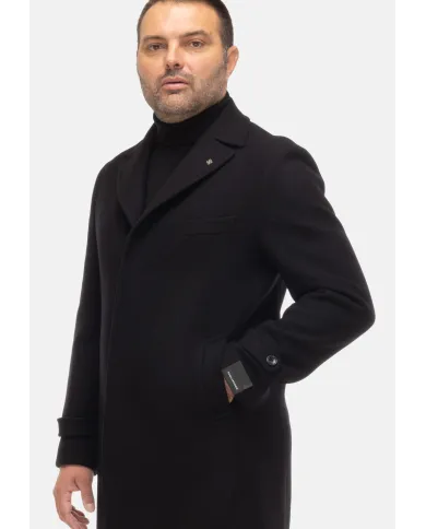 Andriani TAGLIATORE Cappotto uomo nero THOMAS 770069.N1238