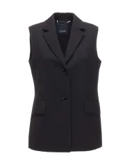 'S MAX MARA Gilet donna Nero