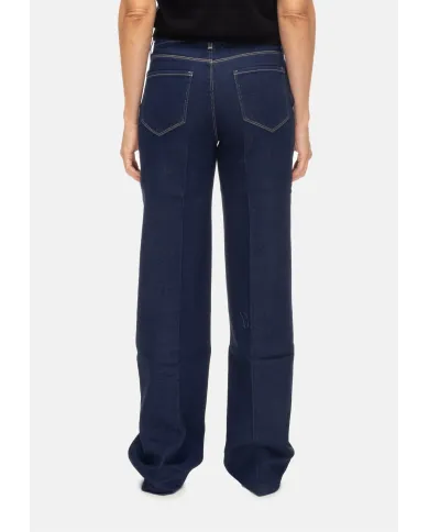 Andriani L'AGENCE Jeans donna vita alta Clayton Blu scuro 2790RDM.KOVAL