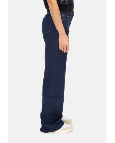 Andriani L'AGENCE Jeans donna vita alta Clayton Blu scuro 2790RDM.KOVAL