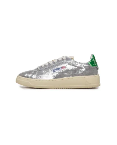 Andriani AUTRY Sneakers donna paillettes SILVER/GRN ADLW.TI01