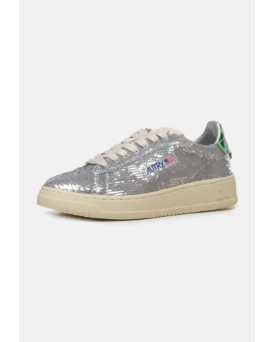 Andriani AUTRY Sneakers donna paillettes SILVER/GRN ADLW.TI01