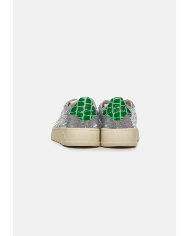 Andriani AUTRY Sneakers donna paillettes SILVER/GRN ADLW.TI01