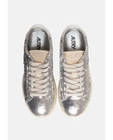 Andriani AUTRY Sneakers donna paillettes SILVER/WHT ADLW.TI05