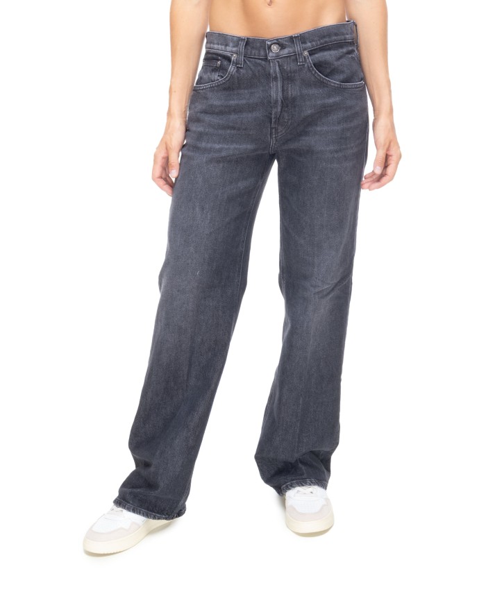 Andriani DONDUP Jeans donna Jacklyn Nero DP427 DSE377D LN9.999