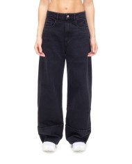 ICON DENIM Jeans donna nero