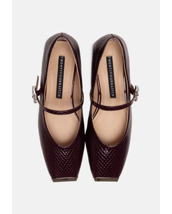 Andriani TWENTYFOURHAITCH Scarpe donna basse Prugna S0050.PRU