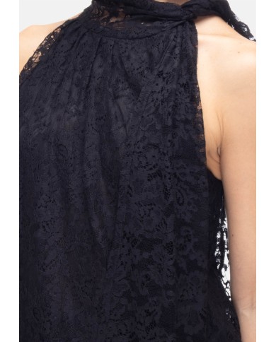 SEMI COUTURE Top donna Nero