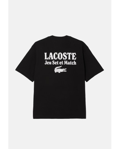 LACOSTE T-shirt uomo Nera