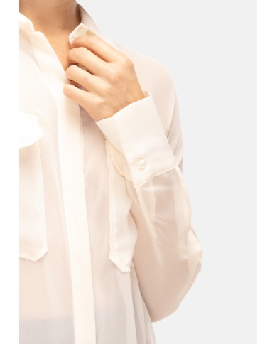 SEMI COUTURE Camicia donna Gesso