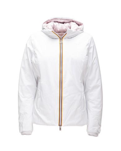 K-WAY Giubbino donna Lily WHITE GARDENIA - ROSE HUSHED